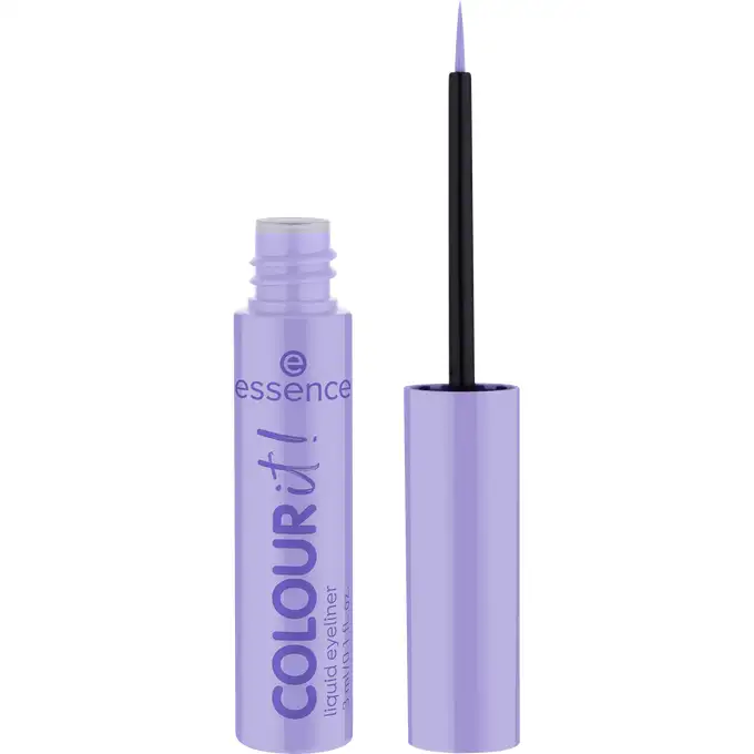 ESSENCE Colour It! Liquid eyeliner w pędzelku 03 Light Lilac 3ml 