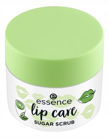 ESSENCE Lip Care Sugar Scrub peeling do ust 02 Matcha Latte 9g