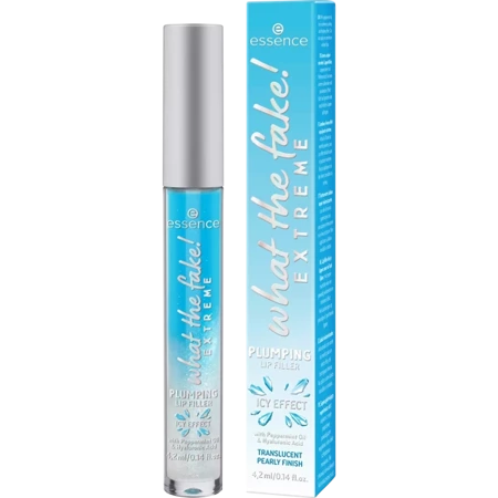 ESSENCE What The Fake! Plumping błyszczyk powiększający usta 02 Ice Ice Baby! 4,2ml