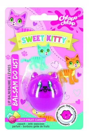 ESTETICA Chlapu Chlap Sweet Kitty balsam do ust Żelki owocowe 7g 