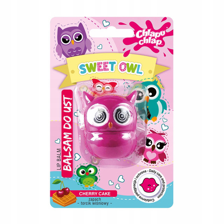 ESTETICA Chlapu Chlap Sweet Owl balsam do ust Wiśnia 7g