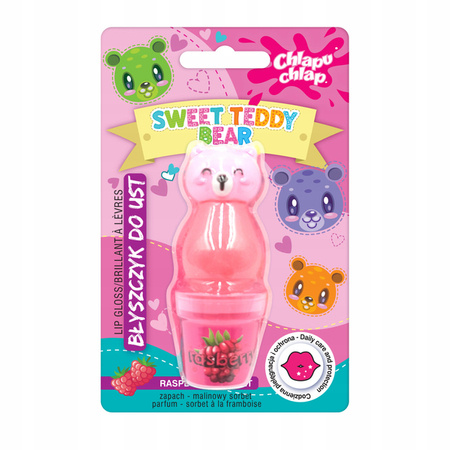 ESTETICA Chlapu Chlap Sweet Teddy Bear błyszczyk Malinowy Sorbet 10ml