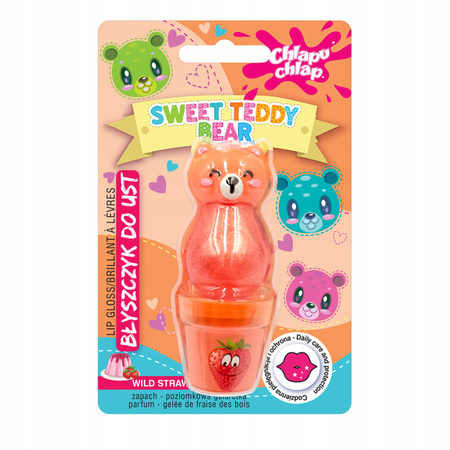 ESTETICA Chlapu Chlap Sweet Teddy Bear błyszczyk Poziomkowa Galaretka 10ml