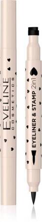 EVELINE Eyeliner & Stamp eyeliner ze stemplem w pisaku Serce 