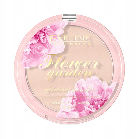 EVELINE Flower Garden puder rozświetlający 8g