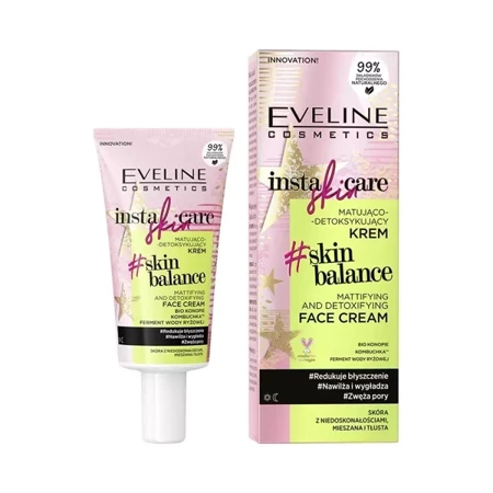 EVELINE Insta Skin Care matująco detoksujący krem 50ml TERMIN 19-08-2024