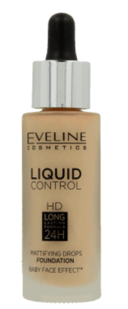 EVELINE Liquid Control HD podkład do twarzy 030 Sand Beige 32ml