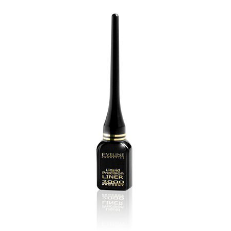 EVELINE Liquid Precision Liner eyeliner 2000 procent Black WTP 4ml