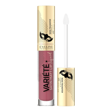 EVELINE Variete Satin Matt Lip pomadka w płynie 03 Berry Shake 4,5ml