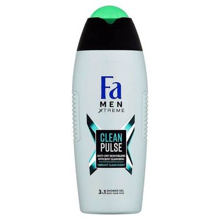 FA Men Xtreme Clean Pulse żel pod prysznic 400ml