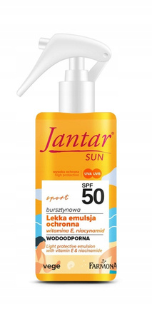 FARMONA Jantar Sun Sport emulsja do ciała lekka ochronna SPF50 spray 150ml