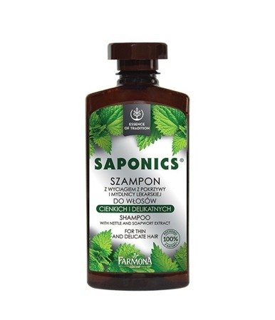 FARMONA Saponics szampon z wyciągiem z Pokrzywy 330ml