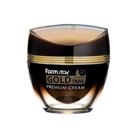 FARMSTAY Gold Snail krem do twarzy ze śluzem ślimaka i złotem 50ml