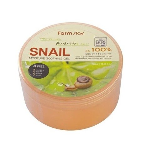 FARMSTAY Moisture Soothing żel do twarzy i ciała nawilżający Snail 300ml