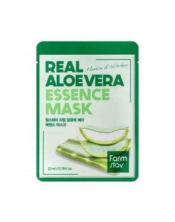 FARMSTAY Real Essence Mask maska do twarzy w płacie Aloe Vera 23ml 