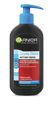 GARNIER Czysta Skóra Aktywny Węgiel żel oczyszczający 200ml