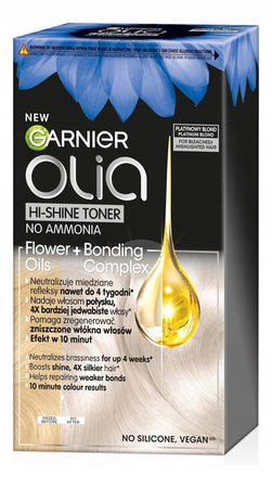 GARNIER Olia Hi-Shine toner do włosów 10.01 Platynowy Blond 