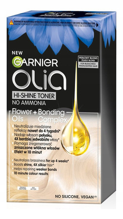 GARNIER Olia Hi-Shine toner do włosów 10.02 Perłowy Blond 