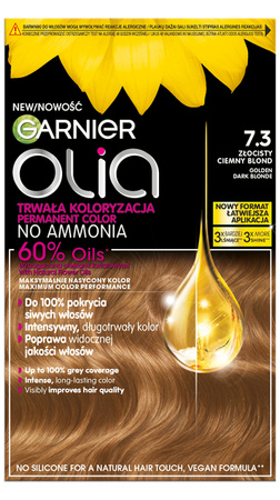 GARNIER Olia New farba do włosów 7.30 Złocisty Ciemny Blond 