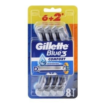 GILLETTE Blue 3 Comfort maszynki jednorazowe do golenia 6+2szt.