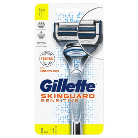 GILLETTE Skinguard maszynka do golenia + 2 wkłady