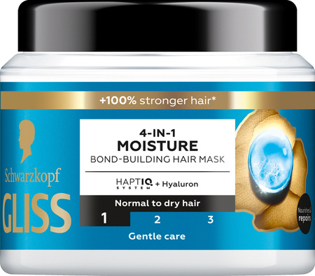 GLISS 4-in-1 Moisture maska do włosow wzmacniająca 400ml 