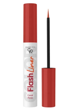 GOLDEN ROSE Flash Liner Colered kolorowy eyeliner 106 Coral Rose 3,5ml