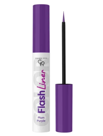 GOLDEN ROSE Flash Liner Colered kolorowy eyeliner 107 Plum Purple 3,5ml