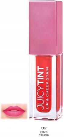 GOLDEN ROSE Juicy Tint Lip And Cheek Stain farbka do ust i policzków 02 Pink Crush 5,2ml 