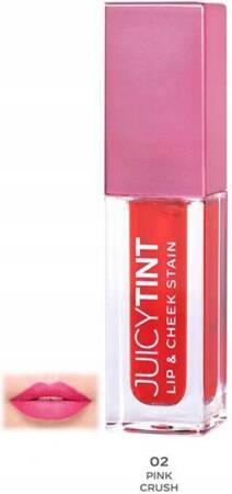 GOLDEN ROSE Juicy Tint farbka do ust i policzków 02 Pink Crush BEZ FOLII