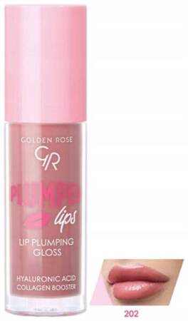 GOLDEN ROSE Plumped Lips błyszczyk do ust 202 Lip Plumping Glos 4,7ml 