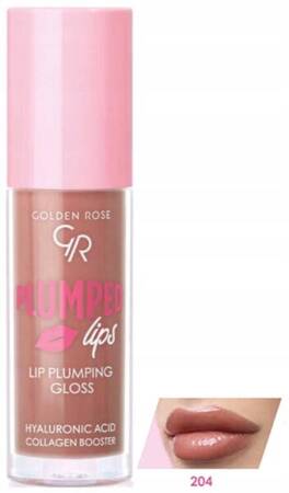 GOLDEN ROSE Plumped Lips błyszczyk do ust 204 Lip Plumping Glos 4,7ml 