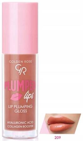 GOLDEN ROSE Plumped Lips błyszczyk do ust 209 Lip Plumping Glos 4,7ml 