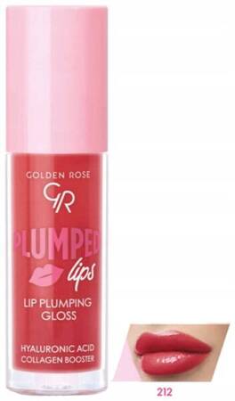 GOLDEN ROSE Plumped Lips błyszczyk do ust 212 Lip Plumping Glos 4,7ml 