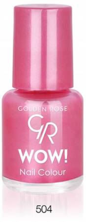 GOLDEN ROSE Wow Nail Color mini lakier do paznokci 504 perłowy 6ml