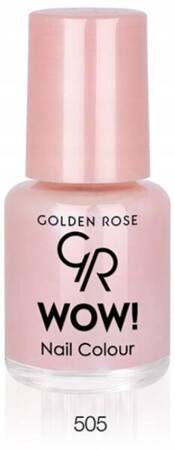 GOLDEN ROSE Wow Nail Color mini lakier do paznokci 505 perłowy 6ml