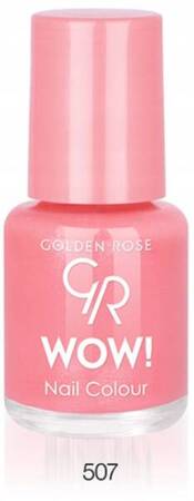 GOLDEN ROSE Wow Nail Color mini lakier do paznokci 507 perłowy 6ml