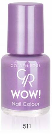 GOLDEN ROSE Wow Nail Color mini lakier do paznokci 511 perłowy 6ml