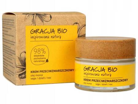 GRACJA BIO krem do twarzy przeciwzmarszczkowy na dzień i noc 50ml