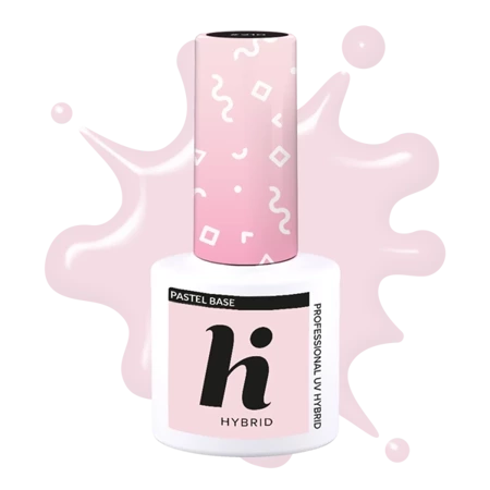 HI HYBRID Base Pastel baza hybrydowa w odcieniu pastelowego różu 5ml