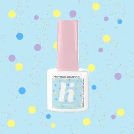 HI HYBRID Lakier hybrydowy 141 Candy Blue Sugar 5ml