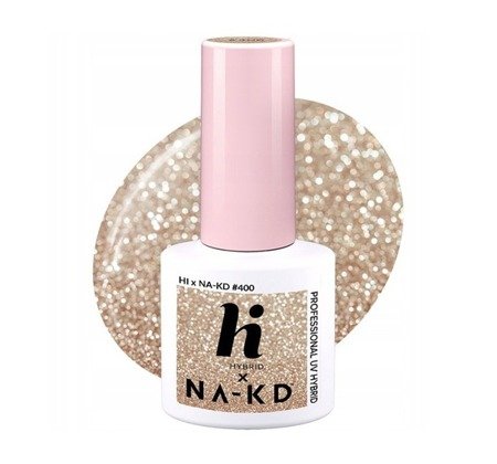 HI HYBRID Lakier hybrydowy NAKD 400 Glamour 5ml TERMIN 03-2025