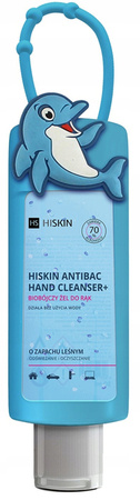 HISKIN Anibac Hand Cleanser biobójczy żel do rąk Travel Size Delfin 75ml 