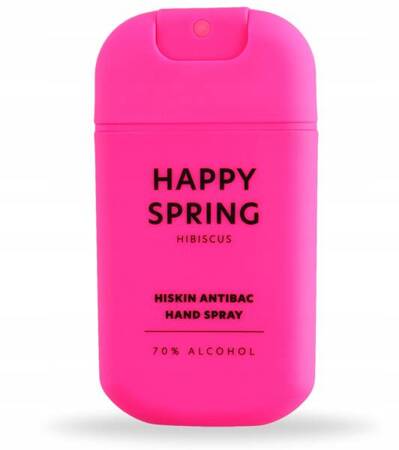 HISKIN Anitibac Hand spray do dezynfekcji rąk Happy Spring Hibiscus 30ml