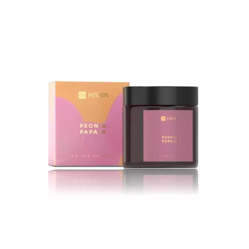 HISKIN Home świeca sojowa Peonia Papaja 100ml 