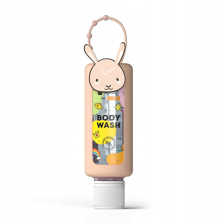 HISKIN Kids Body Wash płyn do kąpieli i mycia ciała Travel Size Królik 75ml