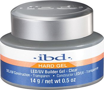 IBD BEAUTY Hard Gel Builder Gel LED/UV żel budujący Clear 14g