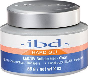IBD BEAUTY Hard Gel Builder Gel LED/UV żel budujący Clear 56g