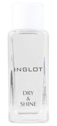 INGLOT Dry&Shine preparat nabłyszczający, przyspieszacz wysychania - zapas 9ml