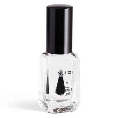 INGLOT O2M oddychający lakier do paznokci utrwalający Top Coat 11ml 